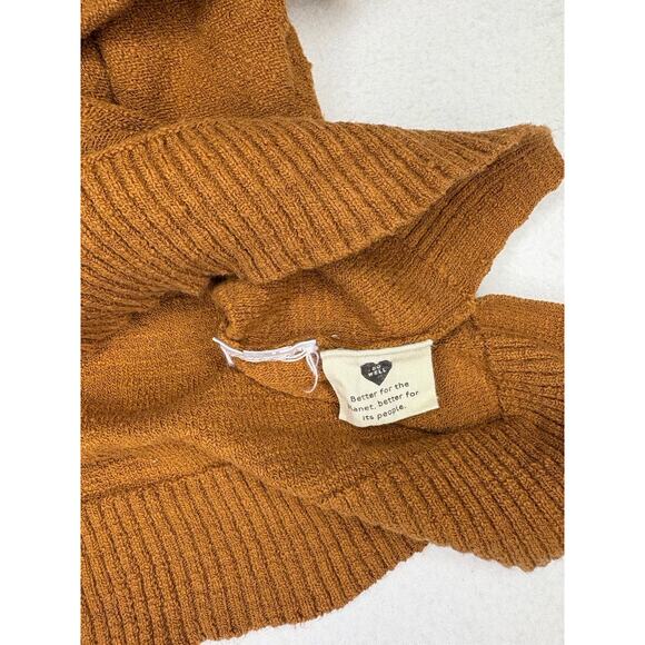Sold Out! Ladies Size XS Madewell Brampton Crop Cardigan Sweater Warm Coffee - Picture 7 of 7